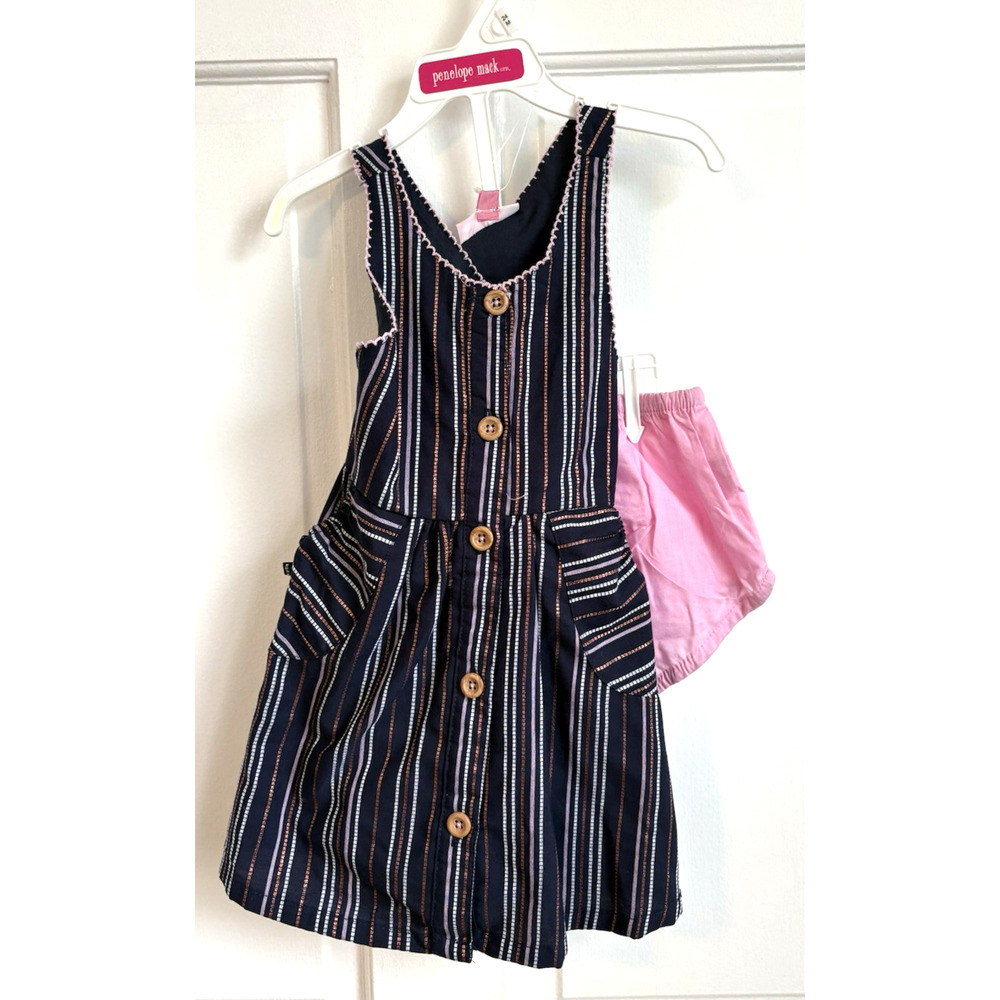 NWT Penelope Mack 2-Piece Set Preppy Coastal Baby Boutique Style Beach | 24M